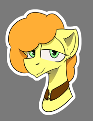 Size: 526x686 | Tagged: safe, artist:cotarsis, imported from derpibooru, oc, pony, gray background, looking at you, simple background, solo