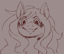 Size: 914x779 | Tagged: safe, artist:buttercupsaiyan, imported from twibooru, blushing, cute, grin, image, png, sketch, smiling, wide eyes