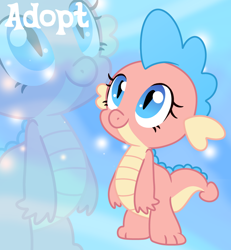 Size: 1280x1388 | Tagged: safe, artist:vi45, imported from derpibooru, oc, dragon, female, solo