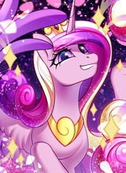 Size: 791x1087 | Tagged: safe, artist:fenwaru, imported from derpibooru, princess cadance, alicorn, pony, solo, spread wings, wings