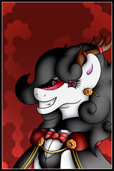Size: 2401x3601 | Tagged: safe, artist:thebenalpha, imported from derpibooru, oc, oc only, oc:ghost story, kirin, bowtie, cape, clothes, hairclip, kirin oc, school uniform, uniform