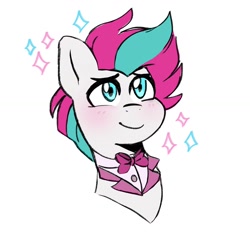 Size: 1700x1583 | Tagged: safe, artist:emera33, imported from derpibooru, zipp storm, pegasus, pony, bowtie, clothes, g5, simple background, solo, trans zipp, transgender, white background