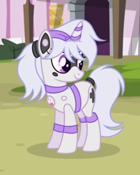 Size: 1220x1514 | Tagged: safe, artist:cstrawberrymilk, imported from derpibooru, oc, pony, robot, robot pony, unicorn, female, horn, solo