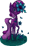Size: 104x163 | Tagged: safe, artist:ypuos, imported from derpibooru, cheerilee, earth pony, pony, fanfic:cheerilee's garden, digital art, fanfic art, female, flower, mare, pixel art, simple background, solo, transparent background