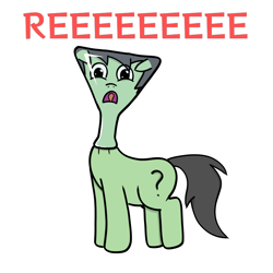 Size: 2000x2000 | Tagged: safe, artist:nhm, oc, oc:filly anon, pony, art pack:born to silly, female, filly, reeee