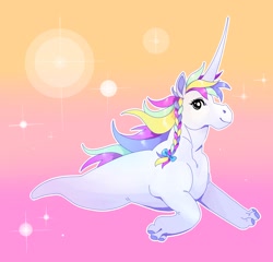 Size: 1965x1884 | Tagged: safe, artist:zhukzubast, imported from derpibooru, pony, unicorn, female, hoers, horn, magdeburg unicorn, mare, outline, solo, white outline