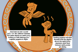 Size: 3000x2000 | Tagged: safe, artist:mightyshockwave, imported from derpibooru, earth pony, pegasus, ancient greece, offscreen character, stink lines