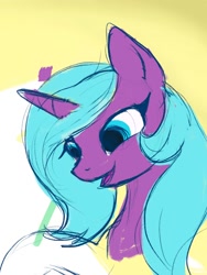 Size: 1500x2000 | Tagged: safe, artist:amanecerlobo, idw, imported from derpibooru, radiant hope, crystal pony, pony, unicorn, horn