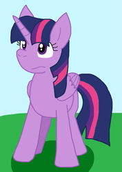Size: 739x1042 | Tagged: safe, artist:cmara, imported from derpibooru, twilight sparkle, alicorn, pony, female, mare, solo, twilight sparkle (alicorn)