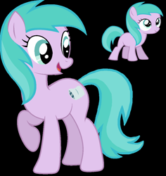 Size: 868x921 | Tagged: safe, artist:equine-bases, artist:willygilligan, imported from derpibooru, earth pony, pony, aura (g4), aurabetes, background pony, base used, black background, cute, female, filly, foal, mare, older, older aura, older aura (character), older aura (g4), open mouth, open smile, raised hoof, simple background, smiling, solo