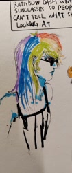Size: 864x2048 | Tagged: safe, artist:diofuck, imported from derpibooru, rainbow dash, human, equestria girls, female, solo, sunglasses