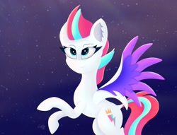 Size: 4000x3050 | Tagged: safe, artist:gaffy, imported from derpibooru, zipp storm, pegasus, pony, female, g5, mare, night, night background, night sky, sky, solo, spread wings, wings