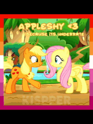 Size: 1080x1440 | Tagged: safe, editor:kispper, imported from derpibooru, screencap, applejack, dinky hooves, fluttershy, forest fall, maple brown, rainbow dash, spike, sugar belle, earth pony, pegasus, pony, appleshy, blushing, female, lesbian, lesbian pride flag, mare, pride, pride flag, shipping, smiling