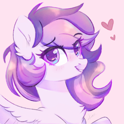 Size: 2048x2048 | Tagged: safe, artist:kuro, imported from derpibooru, oc, oc:sweet dreams, pegasus, pony, bust, female, mare, portrait, simple background, solo