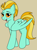 Size: 902x1204 | Tagged: safe, artist:craftedburb, imported from derpibooru, lightning dust, pegasus, pony, beige background, female, mare, simple background, solo