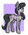 Size: 662x800 | Tagged: safe, artist:daze, imported from derpibooru, octavia melody, earth pony, pony, bayer mask dithering, concave belly, dithering, female, mare, pixel-crisp art, solo, thin