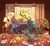 Size: 1166x1080 | Tagged: safe, artist:furufoo, derpibooru exclusive, imported from derpibooru, queen chrysalis, trixie, oc, oc:anonfilly, oc:changeling anonfilly, oc:nyx, alicorn, anthro, changeling, dragon, lizard, pony, spider, babyfur, balatro, buck tooth, cabin, capybara, chubby, clothes, comfy, dark scales, diaper, don't starve, dovahkiin, dragoness, drawing, female, feral, fishing rod, glasses, horns, kumoko, liz, magic, plaid, playing card, plushie, radio, rain world, ram horns, scalie, skirt, sweater, telekinesis, terraria, underage, warm colors, wx-78