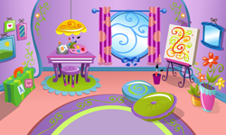Size: 8192x4926 | Tagged: safe, imported from derpibooru, .svg available, background, bedroom, carpet, crayon, curtains, easel, flash game, flower, framed picture, g3, home, house, indoors, lighting, mirror, no pony, official, paint, paintbrush, palette, pillow, ponyville, ponyville (g3), potted plant, scenic ponyville, studio, svg, toola-roola, vector, window, work station