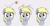 Size: 812x425 | Tagged: safe, artist:truthormare, derpy hooves, pegasus, pony, bonk, cross-eyed, emanata, female, mare, muffin, simple background, smiling, solo, white background