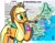 Size: 2048x1612 | Tagged: safe, artist:andy price, imported from derpibooru, applejack, earth pony, pony, china, female, map, mare, mouth hold, paint, paintbrush, smiling, solo