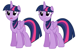 Size: 10051x6500 | Tagged: safe, artist:estories, imported from derpibooru, twilight sparkle, twilight sparkle (alicorn), alicorn, pony, absurd resolution, self paradox, self ponidox, simple background, transparent background, vector