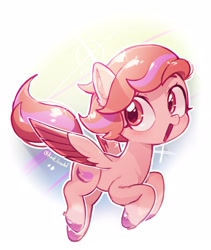 Size: 2478x2934 | Tagged: safe, artist:izuchi, imported from derpibooru, pegasus, pony, adorawindy, cute, female, flying, g5, happy, mare, open mouth, open smile, smiling, solo, windy, wings